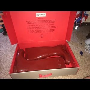 Red Hunter Rain Boots